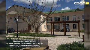 В Новоселицком завершается благоустройство парковой зоны
