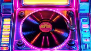 NEON TURNTABLE ｜ Spinning Funk Beats for Your Night Drive