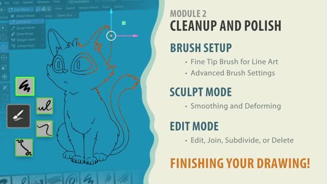 Blender-2D-Animation-Basics-for-Beginner_Media часть 2 смотреть онлайн