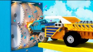 Длинные автомобили против огромной пилы | Teardown