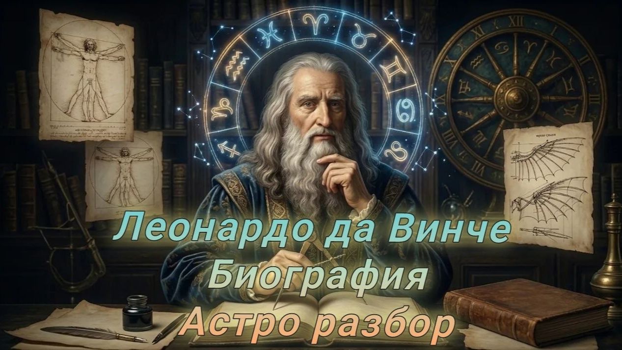 Леонардо да Винчи. Биография. Психологический портрет. Астрологический разбор.