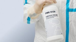Видеообзор «Распаковка стерильного дезсредства Puretech® IPA GMP»