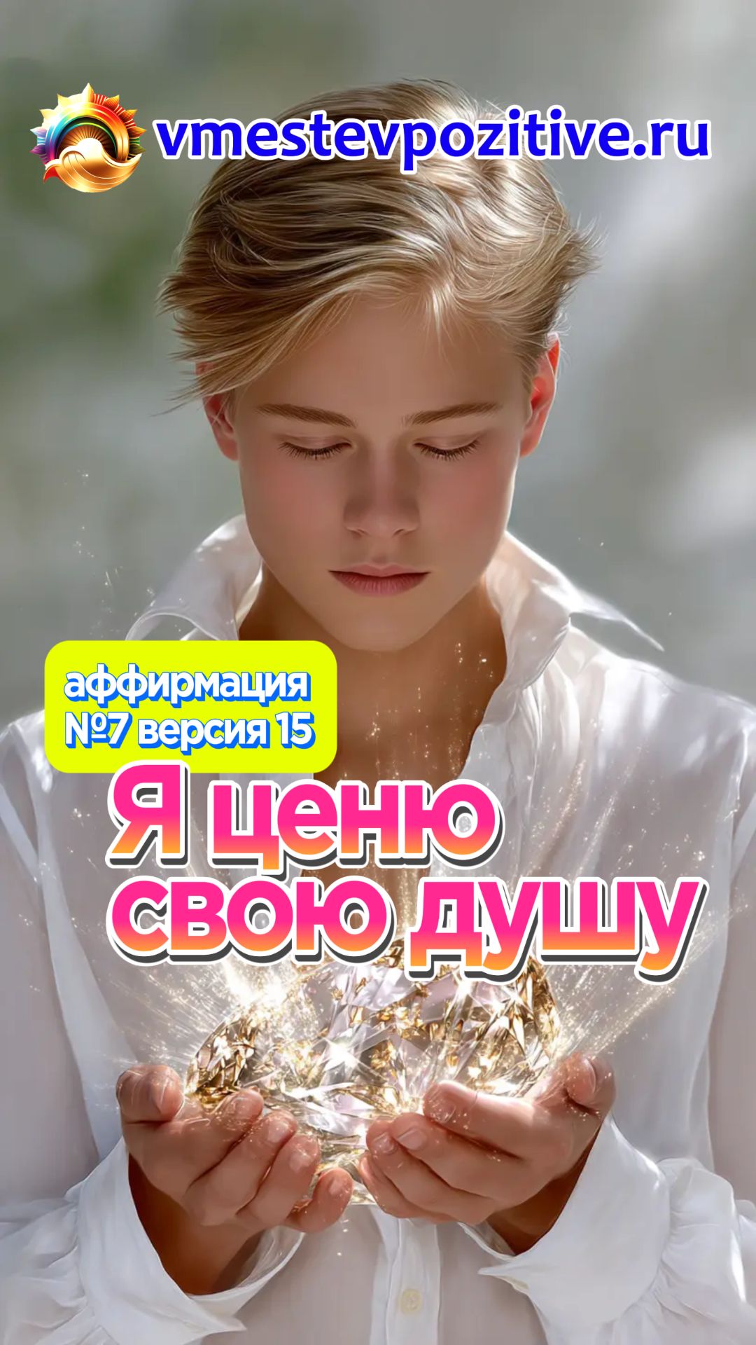 Affirmation. Male. №7. Я ценю свою душу (v15)