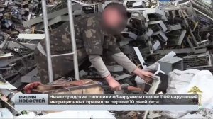 Нижегородские силовики обнаружили свыше 1100 нарушений миграционных правил за первые 10 дней лета