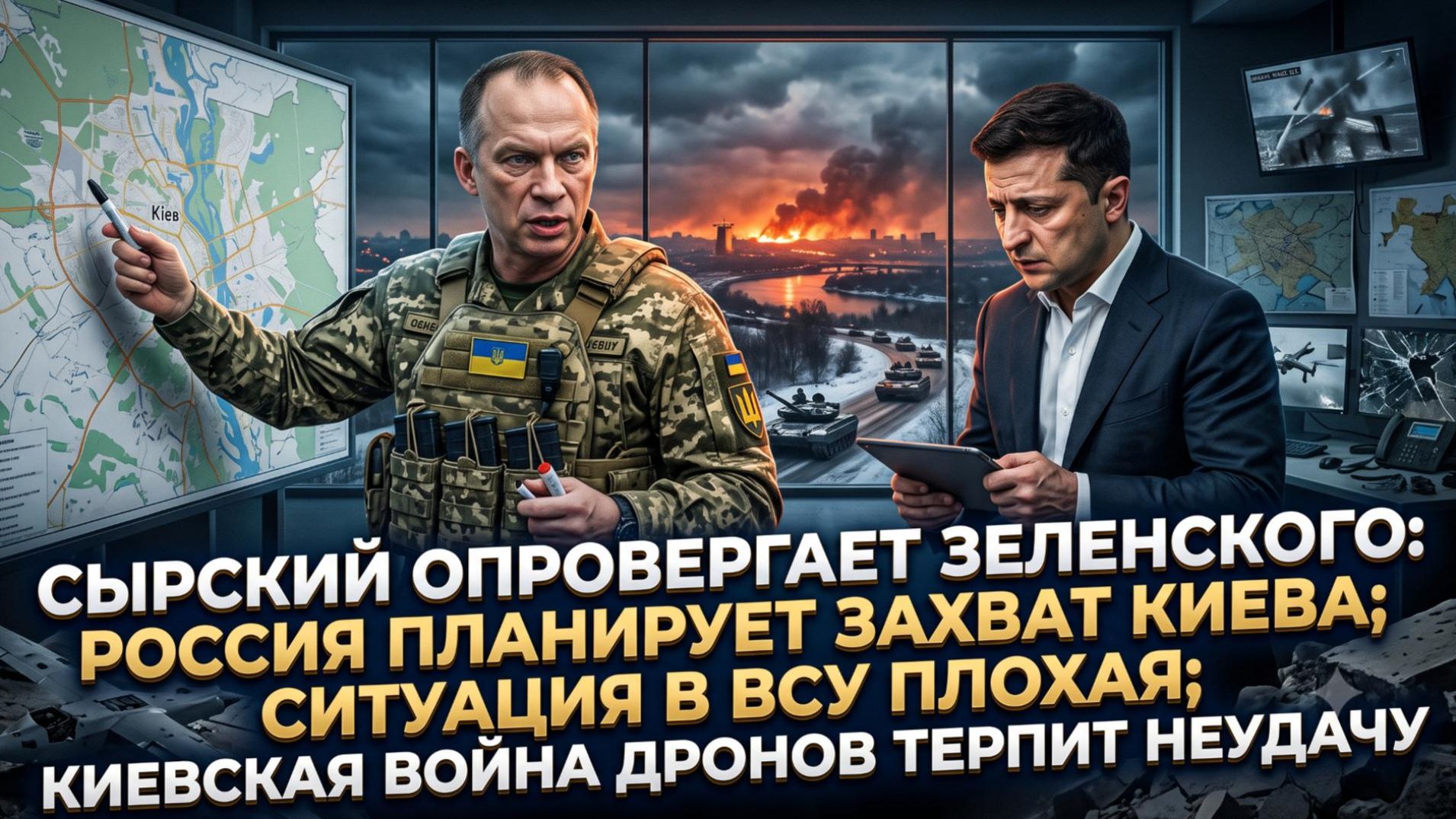 🔥Меркурис | Раскол в Киеве: Сырский опровергает Зеленского, ВСУ на грани катастрофы