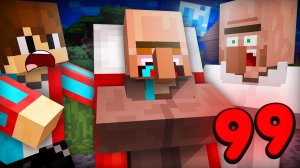 ЭТОТ ЖИТЕЛЬ СПИТ УЖЕ 99 ДНЕЙ В МАЙНКРАФТ | Компот Minecraft