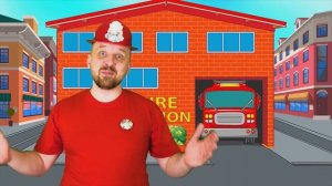 Песенка про пожарного # Firefighters Song Левий Лев
