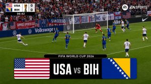 США — Босния и Герцеговина | FIFA World Cup 2026 | WC26 Football Match | FC26 Gameplay