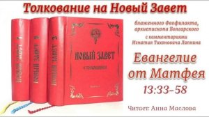 28 .Евангелие от Матфея. 13:33-58