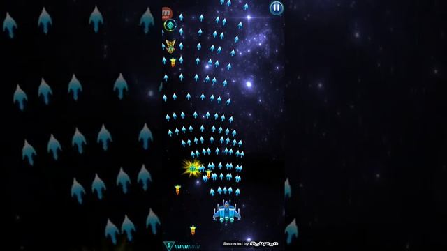Galaxy attack: Alien shooter геймплей gameplay Во что поиграть на Андроид Android смотреть онлайн