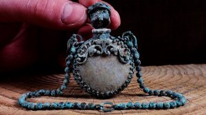 Реставрация бутылки с парфюмом. Королевский «Эликсир молодости» 19 века. Реставрация ASMR