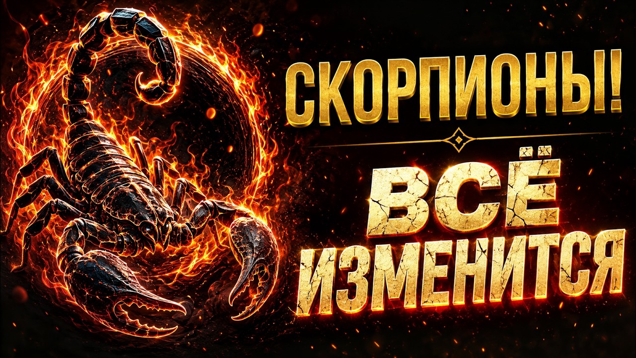 СКОРПИОНЫ! ПРИШЛО ВАШЕ ВРЕМЯ. Вторая половина 2026 перевернёт жизнь!