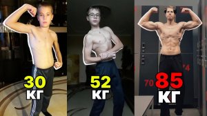 Сильный духом парень. Трансформация за 8 лет Тренировок (от задрота в качка)