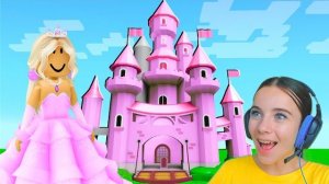 СОЗДАЛА ПРИНЦЕССУ и ПОСТРОИЛА ЗАМОК в ROBLOX!