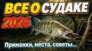 Все о судаке 2026 Приманки, места, советы...