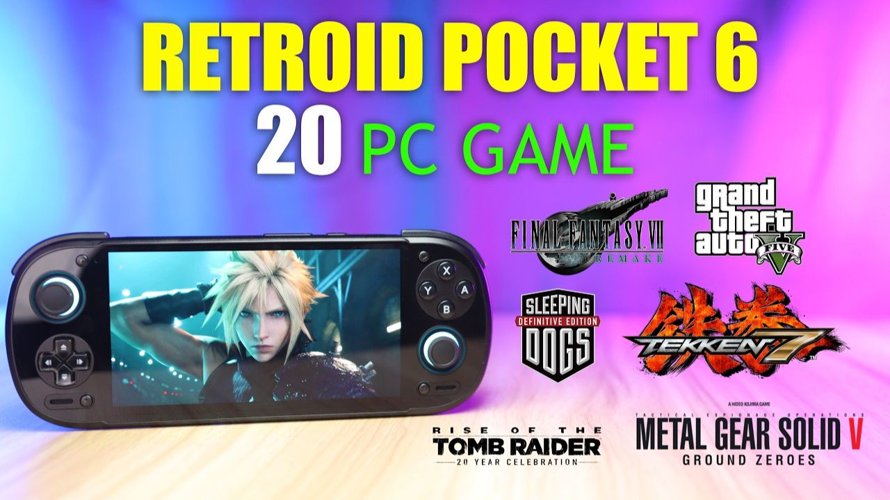 Retroid Pocket 6 | Тест 20 игр PC (Gamehub 5.3.5) смотреть онлайн