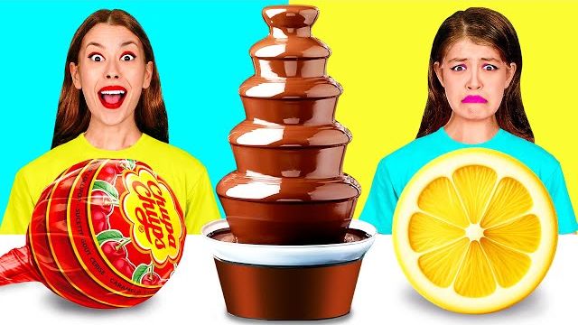 Шоколадный Фонтан Челлендж | Потрясающие Кухонные Лайфхаки