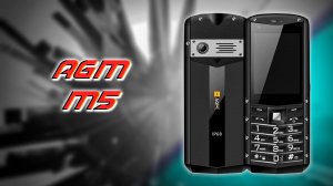 AGM M5 - кнопочный телефон на Android! Сенсорный дисплей!