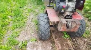 Купили новые колёса на мотоблок Ока Они на много шире и хорошо держат дорогу