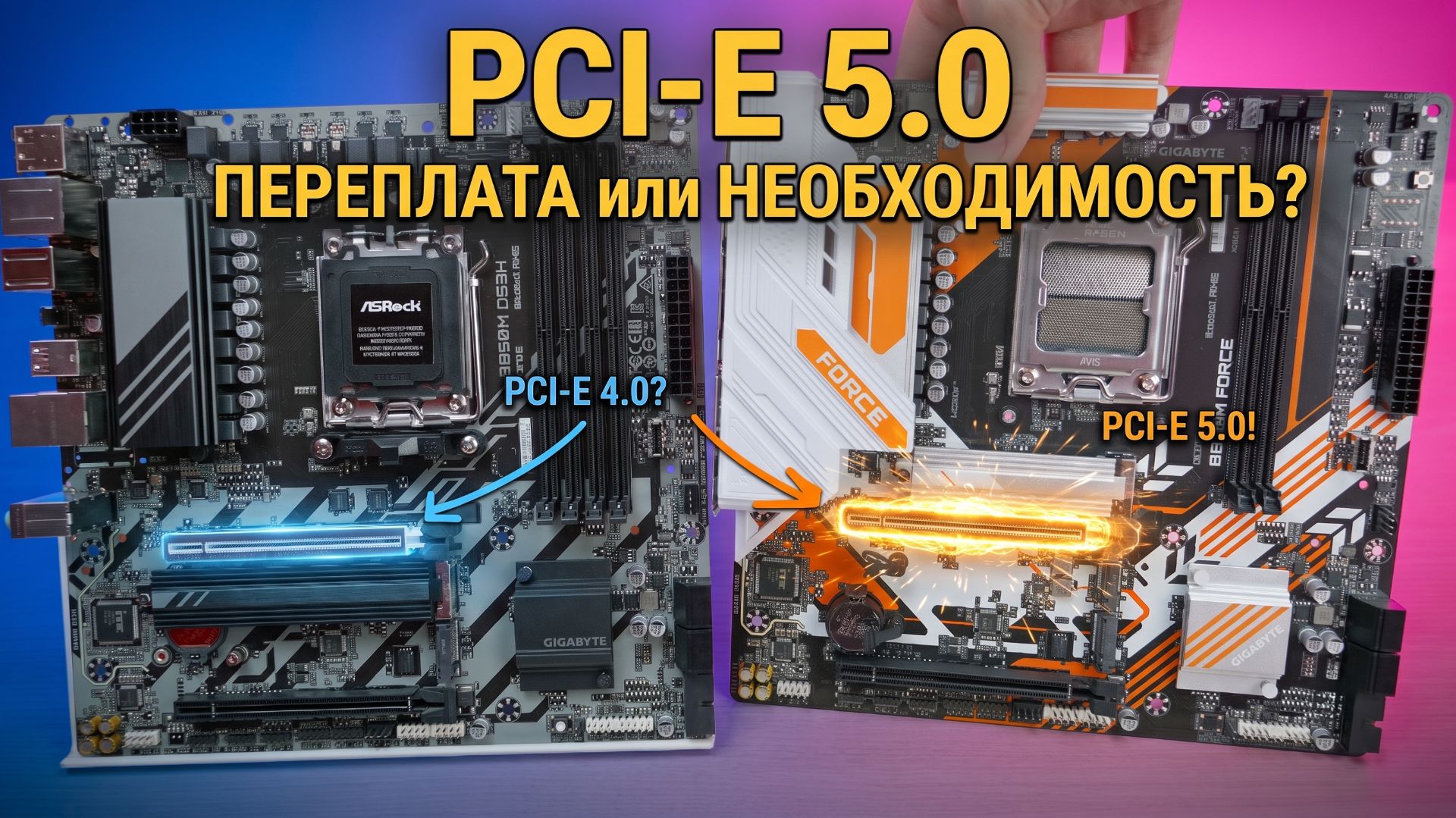 Обязательно ли покупать матплату с PCI-E 5.0 ? смотреть онлайн