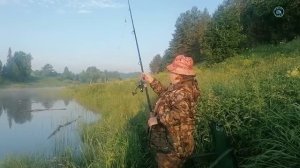РЫБАЛКА на ПОПЛАВОК  в конце  июня.  И с вечера и с утра!