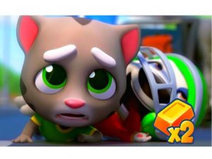 МОЙ ГОВОРЯЩИЙ ТОМ БЕГ ЗА ЗОЛОТОМ МУЛЬТИК ПРО КОТИКОВ  мультик игра УШАСТИК KIDS