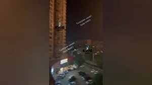 Центр Киева ,горит отель в котором селяться наёмники
