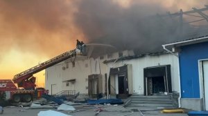 Видео военного склада в Запорожье, попавшего под удар ФАБов.