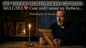 ЭТУ ПЕСНЮ НЕВОЗМОЖНО СЛУШАТЬ БЕЗ СЛЁЗ 💔 Сын поёт маме на Небеса... «Поговори со мной»
