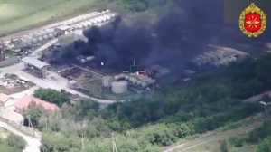‼️🇷🇺🔥Армия России сжигает нефтебазы и газохранилища в Запорожье
