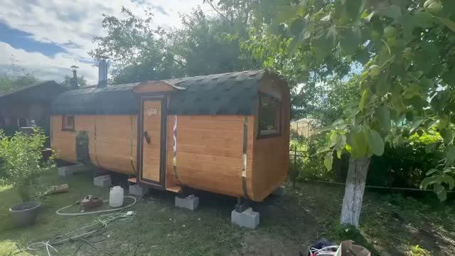 Баня бочка 