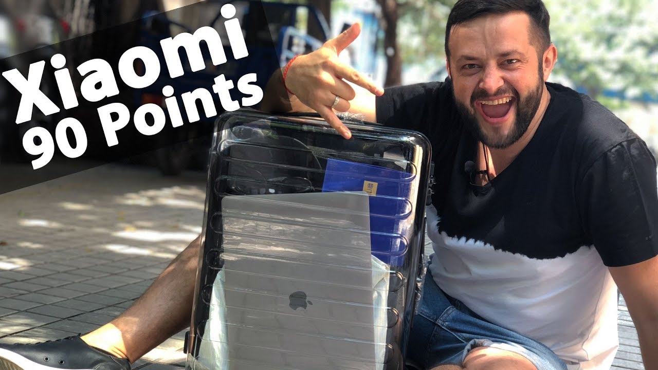 Прозрачный чемодан Xiaomi 90 Points смотреть онлайн