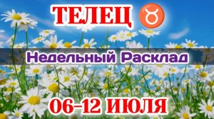ТЕЛЕЦ♉ Недельный расклад 06-12 ИЮЛЯ /Таро Прогноз/Сферы жизни