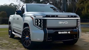 Новый BYD Shark 6 2026 — гибридный пикап, который меняет правила игры 🚀⚡