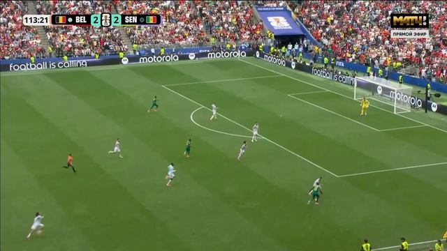 Атака матча Бельгия - Сенегал ЧМ по Футболу 2026