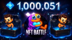 ДЭПНУЛ 1.000.000 TON НА НОВЫЕ КЕЙСЫ! | NFT Battle Roblox