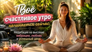 Начни утро с радости | Медитация на высокие вибрации, любовь и успешный день