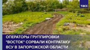 Операторы группировки «Восток» сорвали контратаку ВСУ в Запорожской области