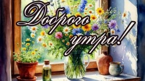 С добрым июльским утром. Роскошная музыкальная открытка.