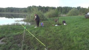 Рыбалка с другом. Клев начинается. Весенний карась.