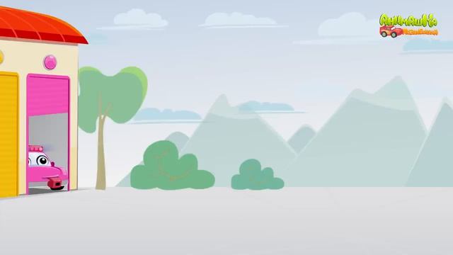 Учим цвета и считаем машинки.