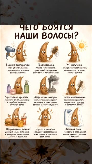 Чего боятся ваши волосы