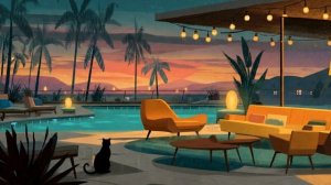 Poolside on the Cliffside Vista Retreat ｜ 1950s Exotica Jazz ｜