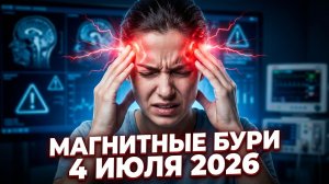 Магнитные бури 4 Июля 2026 года: Как пережить этот день без головной боли