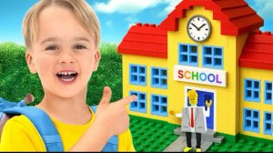 🍿 Школьные приключения с Lego для детей!
