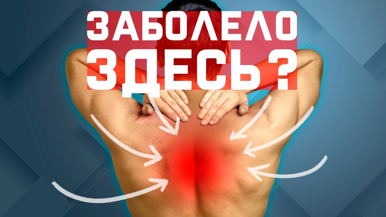 Боль в области лопаток, что с этим сделать | За 60 секунд смотреть онлайн