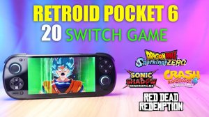 Retroid Pocket 6 | Тест 20 игр Nintendo Switch