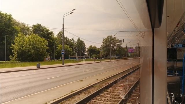 Поездка на Беспилотном трамвае «Львёнок-Москва» – маршрут 10 // 07.06.2026