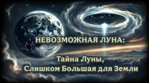 НЕВОЗМОЖНАЯ ЛУНА: Тайна Луны, слишком Большая для Земли
