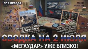 СВОДКА БОЕВЫХ ДЕЙСТВИЙ НА 2 ИЮЛЯ, КАРТА СВО СЕГОДНЯ, НОВОСТИ , СВО НА УКРАИНЕ 2026 ЮРИЙ ПОДОЛЯКА